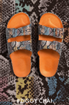 Freedom Moses Sandal Slides Ziggy Chai Orange - Sub Couture