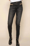 Mos Mosh Jeans NAOMI CHAIN Brushed Jeans Black