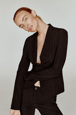 Penn & Ink Penn & Ink Blazer LISA Small Fitted Black - Sub Couture
