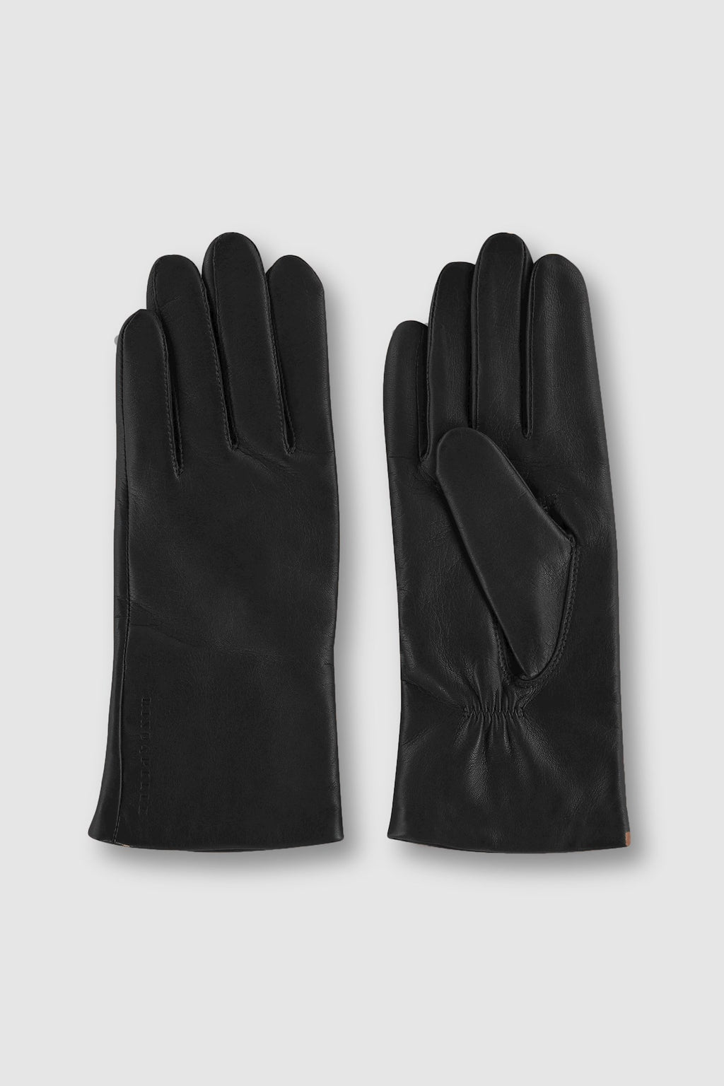 Rino & Pelle Gloves ANNICA Soft Lamb Leather Lined Black