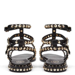 Ash Footwear PLAY Leather Gladiator Sandals Black - Sub Couture