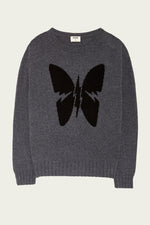 Five Jeans Sweater PW2333 Bolt Butterfly Grey. - Sub Couture