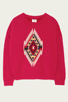 Five Jeans Sweatshirt SWH2324 Aztec Raspberry. - Sub Couture