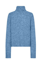 Mos Mosh AIDY THORA Rollneck Knit Quiet Harbor Blue. - Sub Couture