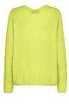 Mos Mosh Sweater THORA V-Neck Knit Love Bird Lime - Sub Couture