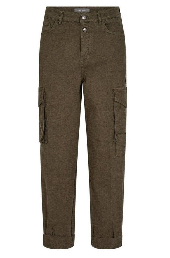 Mos Mosh ADELINE Cargo Pant Forest Green - Sub Couture
