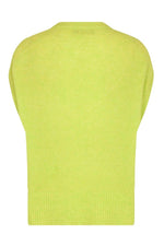 Mos Mosh Sweater SLIPOVER Thora Knit Tank Love Bird Lime. - Sub Couture