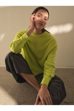 Mos Mosh Sweater SLIPOVER Thora Knit Tank Love Bird Lime