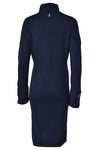 Patrizia Pepe 2A2660 Knee Length Knit Polo Dress Atmosphere Blue - Sub Couture
