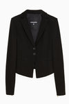 Patrizia Pepe 2S1478 Fitted Jacket Black - Sub Couture