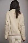 Rino & Pelle Rino & Pelle Sweater KELSON Cable Knit White - Sub Couture