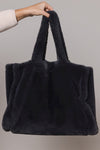 Rino & Pelle Bag DAAN Large Faux Fur Shopper Night. - Sub Couture