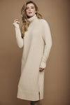 Rino & Pelle Dress TENZIL Roll Neck Knit Cream. - Sub Couture
