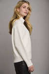 Rino & Pelle Sweater KATRIEN Zip Neck White. - Sub Couture