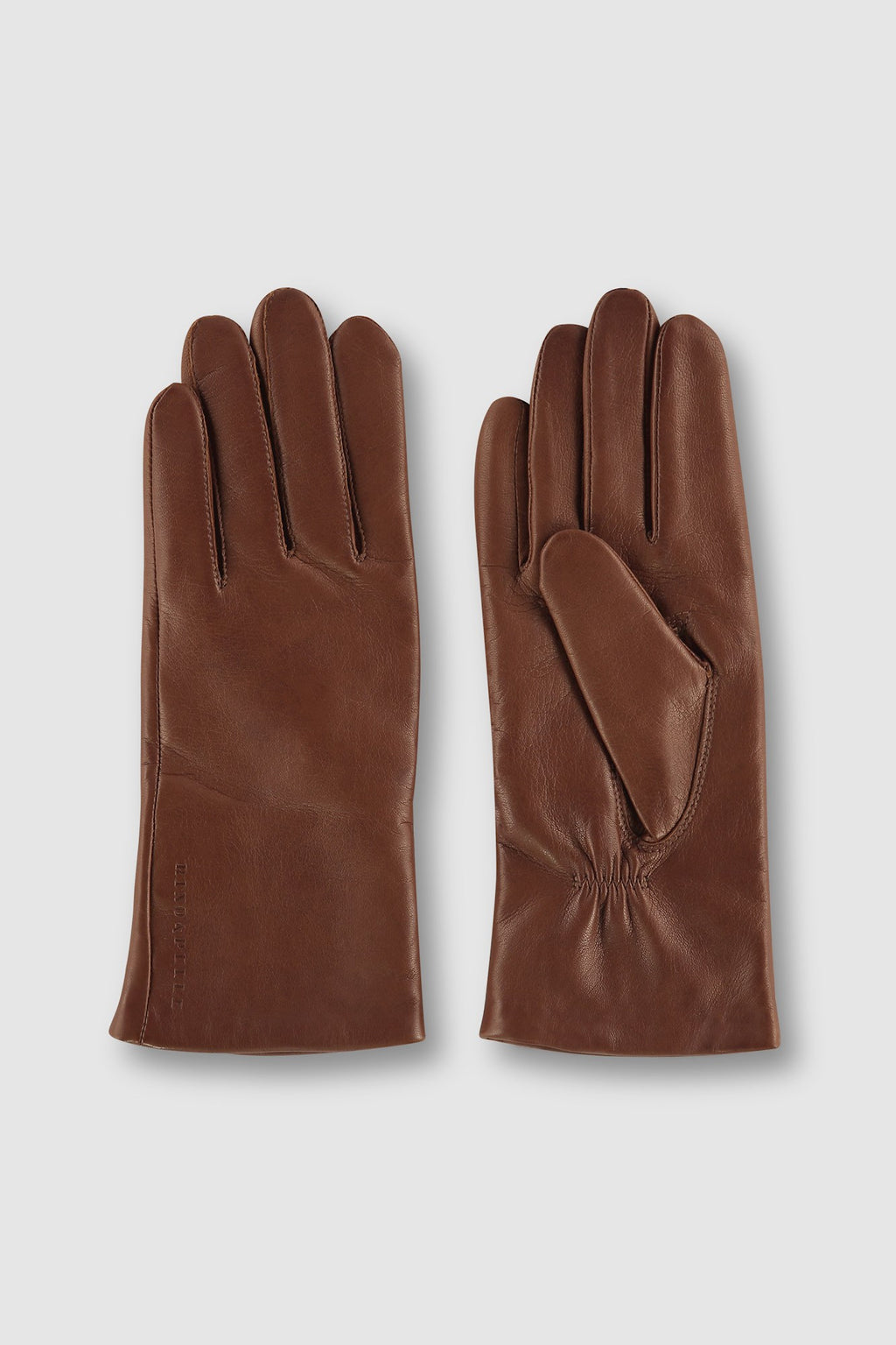 Rino & Pelle Gloves ANNICA Soft Lamb Leather Lined Cognac