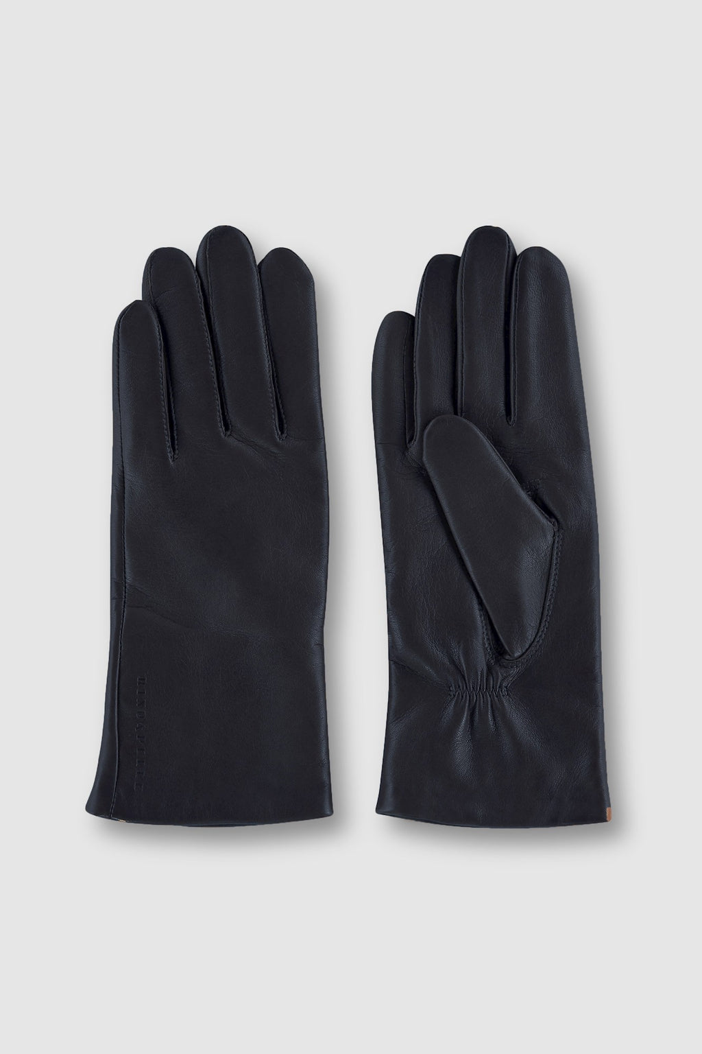 Rino & Pelle Gloves ANNICA Soft Lamb Leather Lined Navy