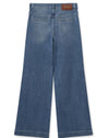 Mos Mosh Jeans COLETTE PALE Wide Flared Light Blue