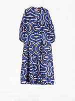 Vilagallo Long Dress TAMMY Navona Blue - Sub Couture