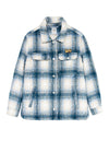 Five Jeans  VAMARA Check Lumber Jack Jacket Blue & Cream - Sub Couture