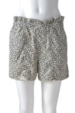 Five Jeans SONIA Leopard Print Shorts Cream Leopard - Sub Couture