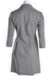 Patrizia Pepe Dress Check Asymmetric Moon Check Grey - Sub Couture