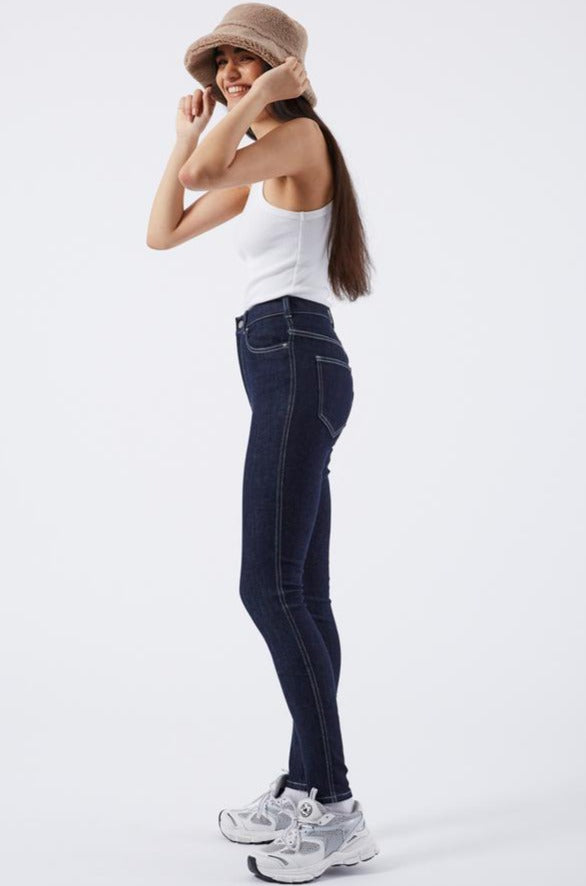 Dr Denim MOXY Skinny High Rise Jean Pyke Blue - Sub Couture