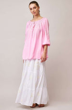 Dream Fashion ROMANIA Embroidered Top Pink - Sub Couture