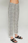 Five Jeans NELLY Loose Leopard Print Trousers Cream - Sub Couture