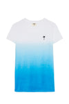 Five Jeans T-Shirt TSE2357 Dip Dye Towelling Electric blue - Sub Couture