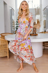 Jaase Dress BERRY Maxi Secret Garden Lilac - Sub Couture