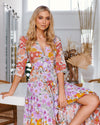 Jaase Dress BERRY Maxi Secret Garden Lilac - Sub Couture