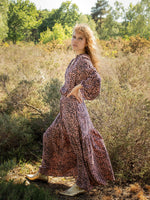 Stardust LEO Maxi Dress Blush Leopard - Sub Couture