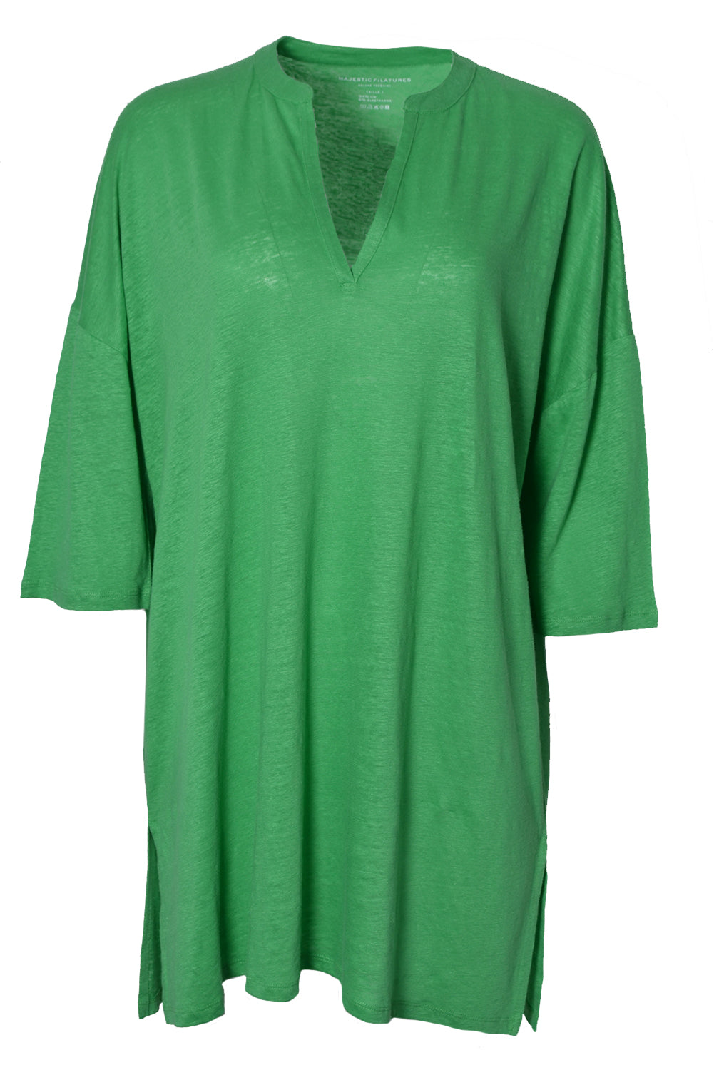 Majestic Filatures FTQ007 Tunic Dress Apple Green - Sub Couture