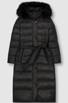 Rino & Pelle Coat SALENA Long Hooded Padded Coat Black - Sub Couture