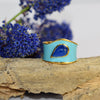 Gem Bazaar BLUEBIRD Ring Blue Quartz - Sub Couture